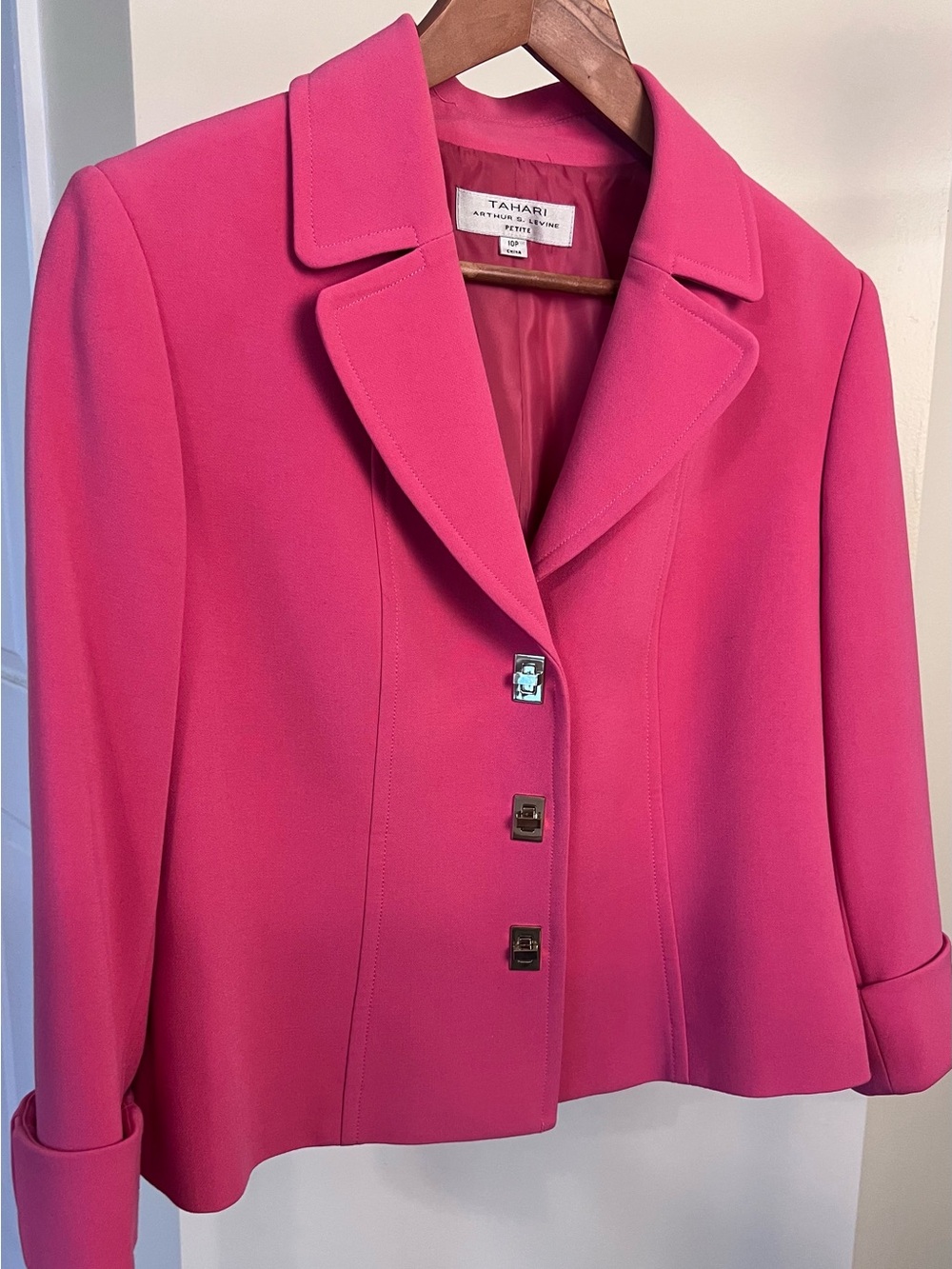 Tahari Hot Pink Women's Tailored Blazer